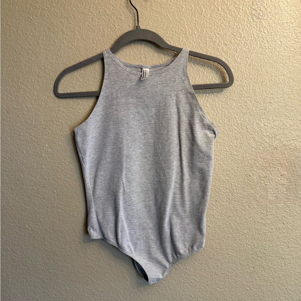American Apparel Gray Bodysuit